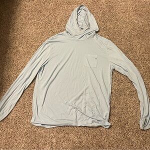 Free Fly Apparel Men's Sky Blue Hoodie